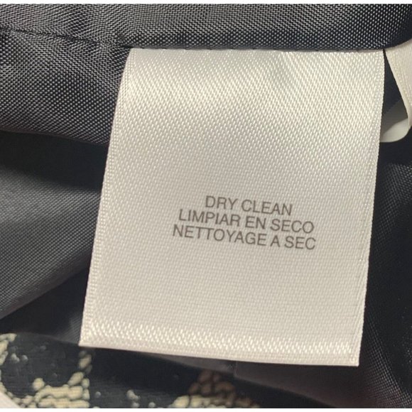 Jones Studio Womens Size 8 Black Floral Sleeveless Blouse Tank Top Lined New $33 - Picture 7 of 8